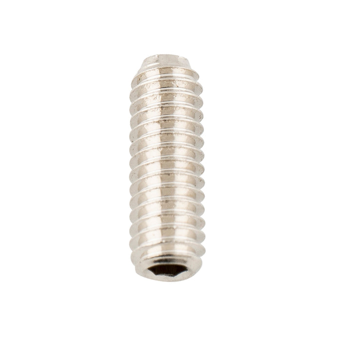 Musiclily Ultra UNF#4-48x5/16 Zoll Edelstahl Sattelhöhenverstellschrauben für amerikanische E-Gitarrenbrücke, Set von 12