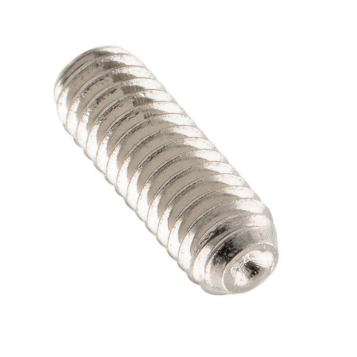 Musiclily Ultra UNF#4-48x5/16 Zoll Edelstahl Sattelhöhenverstellschrauben für USA-Elektrogitarren-Brücke