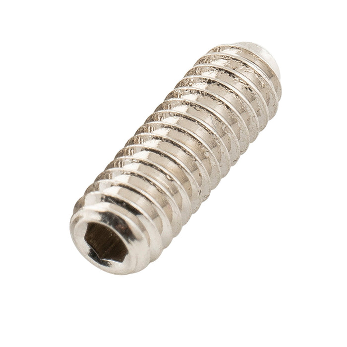 musiclily ultra unf 4 48 5 16 inch stainless steel saddle height adjustment screws for usa electric guitar bridge mx3163p, nickel