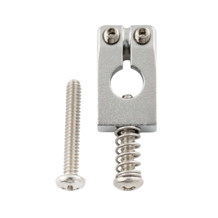 musiclily ultra 10 8mm full solid brass prs style bridge saddles for strat style electric guitar mx3197cr 6 details