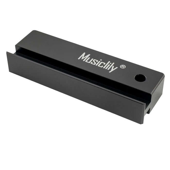 detail of musiclily pro 4 5 inch aluminum fretbar understring leveler fingerboard fret sanding leveling beam file bar luthier tool for guitar bass repair and maintenance mx3200