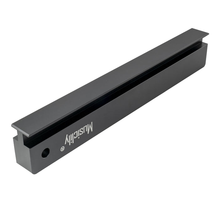details of musiclily pro 9 inch aluminum fretbar understring leveler fingerboard fret sanding leveling beam file bar luthier tool for guitar bass repair and maintenance mx3201