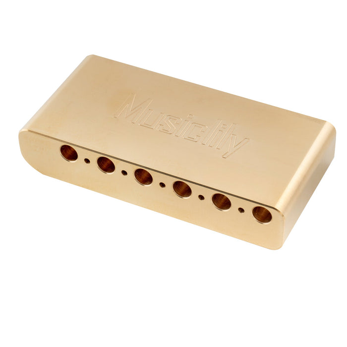 musiclily ultra 52 5mm2 1 16 inch full solid brass short tremolo block for indonesia made squier affinity and bullet series electric guitar bridge 36mm tall mx3208 details
