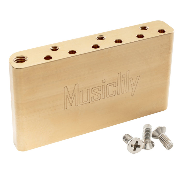 musiclily ultra 52 5mm2 1 16 inch full solid brass tremolo block for indonesia made squier new after 2019 classical vibe electric guitar bridge 40mm tall mx3209