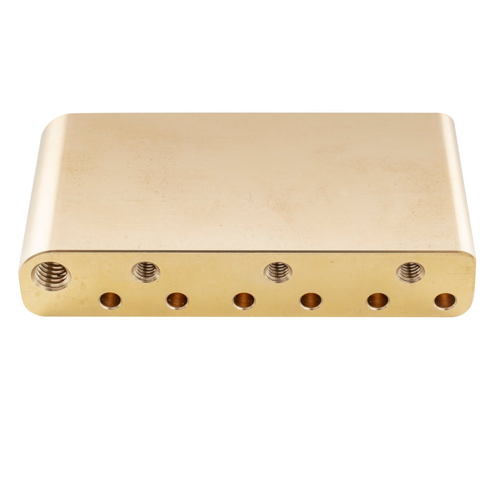 detail of musiclily ultra 52 5mm2 1 16 inch full solid brass short tremolo block for china made squier new after 2021 affinity 2 point electric guitar bridge 36mm tall mx3210