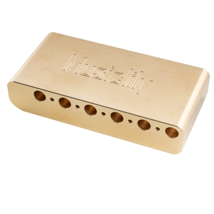 musiclily ultra 52 5mm2 1 16 inch full solid brass short tremolo block for china made squier new after 2021 affinity 2 point electric guitar bridge 36mm tall mx3210 details