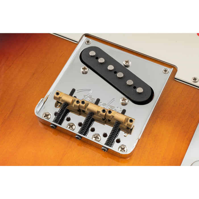 Application of musiclily ultra 10 8mm full solid brass barrel compensated saddles for tele style electric guitar mx3212p