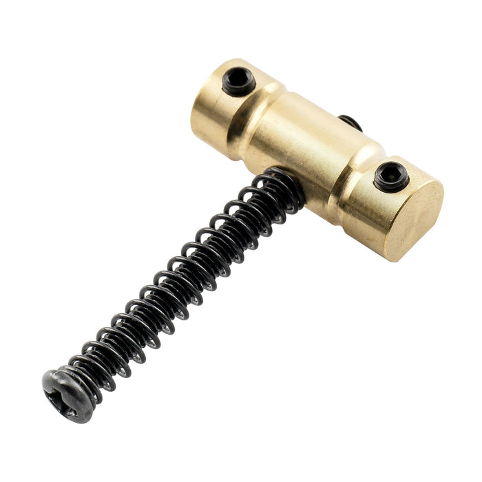 musiclily ultra 10 8mm wave style full solid brass barrel compensated saddles for tele style electric guitar mx3213p details