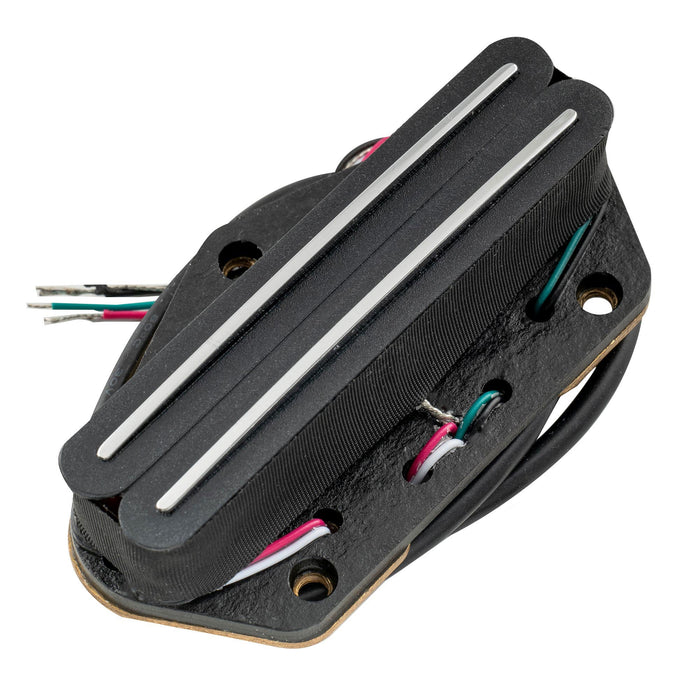 musiclily pro tl dpma alnico 5 rail blade single coil sized humbucker bridge pickup medium output 9 2k for tele style electric guitar mx3243bk