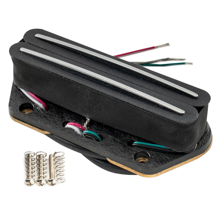 musiclily pro tl dpma alnico 5 rail blade single coil sized humbucker bridge pickup medium output 9 2k for tele style electric guitar mx3243bk details