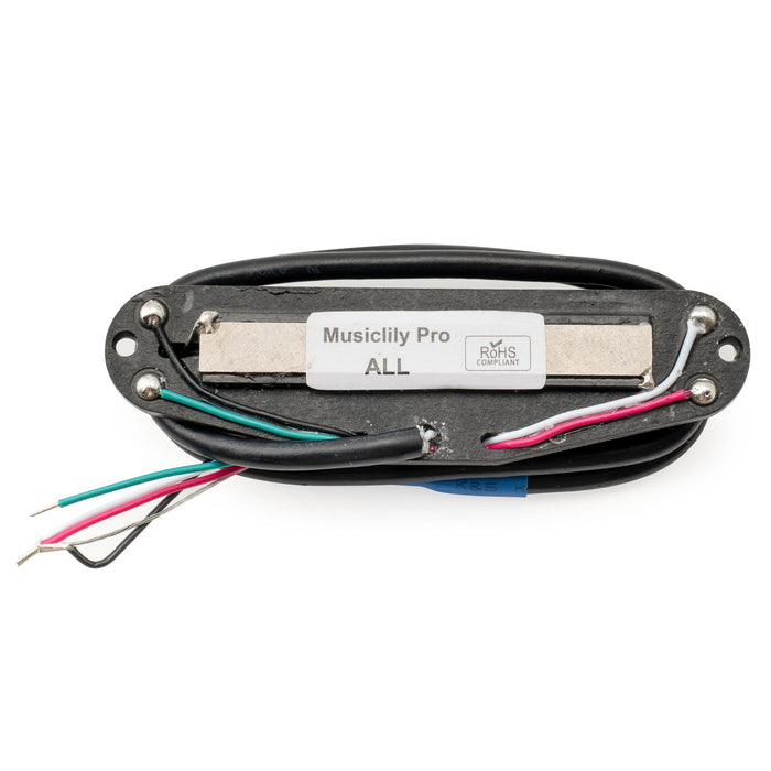 Part of musiclily pro st dpma alnico 5 rail blade single coil sized humbucker pickup 9 2k for strat style electric guitar mx3248p