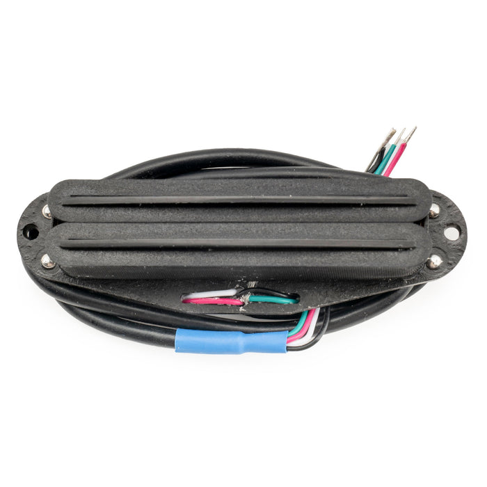 detail of musiclily pro st dpma alnico 5 rail blade single coil sized humbucker pickup 9 2k for strat style electric guitar mx3248p