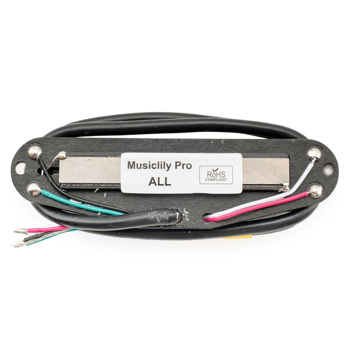 Part of musiclily pro st dpha alnico 5 rail blade single coil sized humbucker pickup 13 2k super distortion for strat style electric guitar mx3249p
