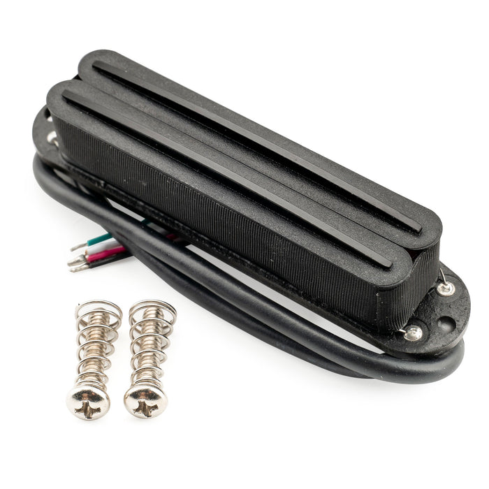 musiclily pro st dpha alnico 5 rail blade single coil sized humbucker pickup 13 2k super distortion for strat style electric guitar mx3249p details