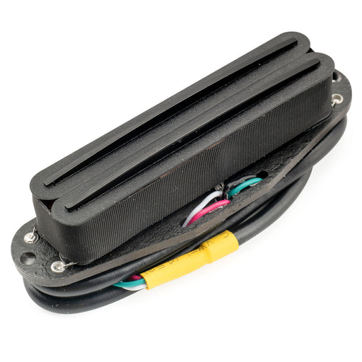 musiclily pro st dpha alnico 5 rail blade single coil sized humbucker pickup 13 2k super distortion for strat style electric guitar mx3249p