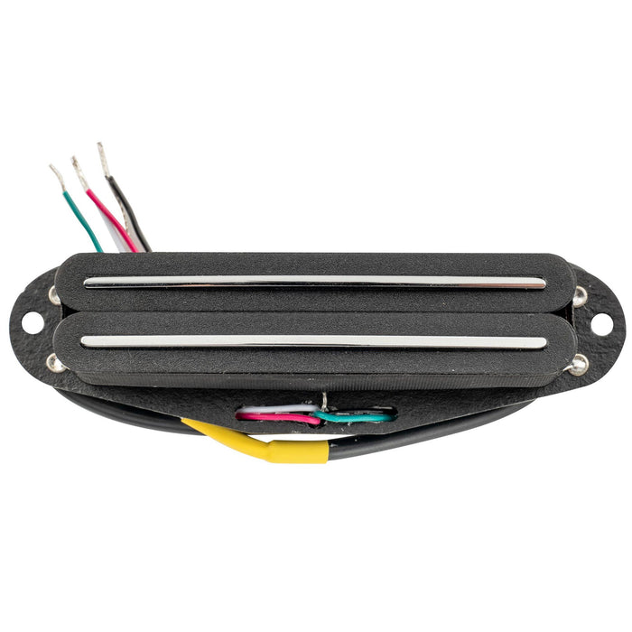 detail of musiclily pro st dpha alnico 5 rail blade single coil sized humbucker pickup 13 2k super distortion for strat style electric guitar mx3249bk