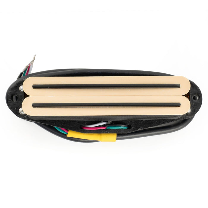 musiclily pro st dpha alnico 5 rail blade single coil sized humbucker pickup 13 2k super distortion for strat style electric guitar mx3249p, Zebra