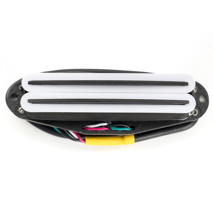 Musiclily Pro ST-DPHA Alnico 5 Rail Blade Single Coil Sized Humbucker Pickup 13.6K Super Distortion para Guitarra Eléctrica de Estilo Strat