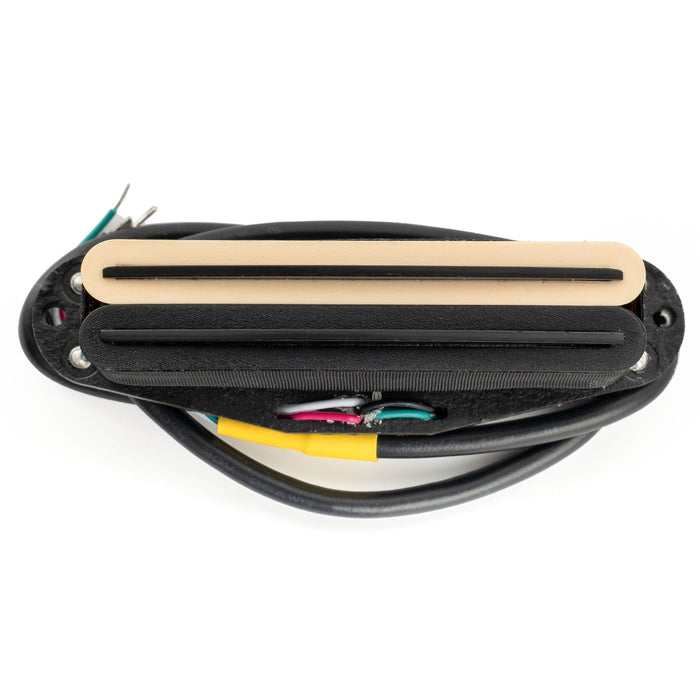 Musiclily Pro ST-DPHA Alnico 5 Rail Blade Single Coil Sized Humbucker Pickup 13.6K Super Distortion para Guitarra Eléctrica de Estilo Strat