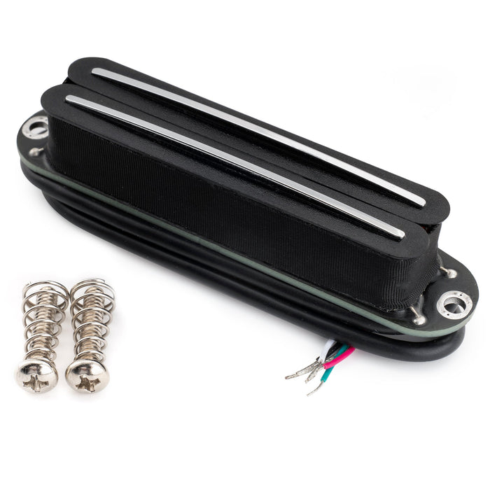 musiclily pro st dpmc ceramic rail blade single coil sized humbucker pickup 9 2k for strat style electric guitar mx3251bk details