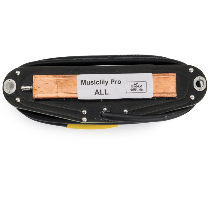 Part of musiclily pro st dphc ceramic rail blade single coil sized humbucker pickup 13 2k super distortion for strat style electric guitar mx3252bk