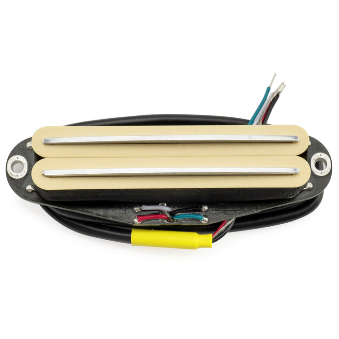 musiclily pro st dphc ceramic rail blade single coil sized humbucker pickup 13 2k super distortion for strat style electric guitar mx3252p cream