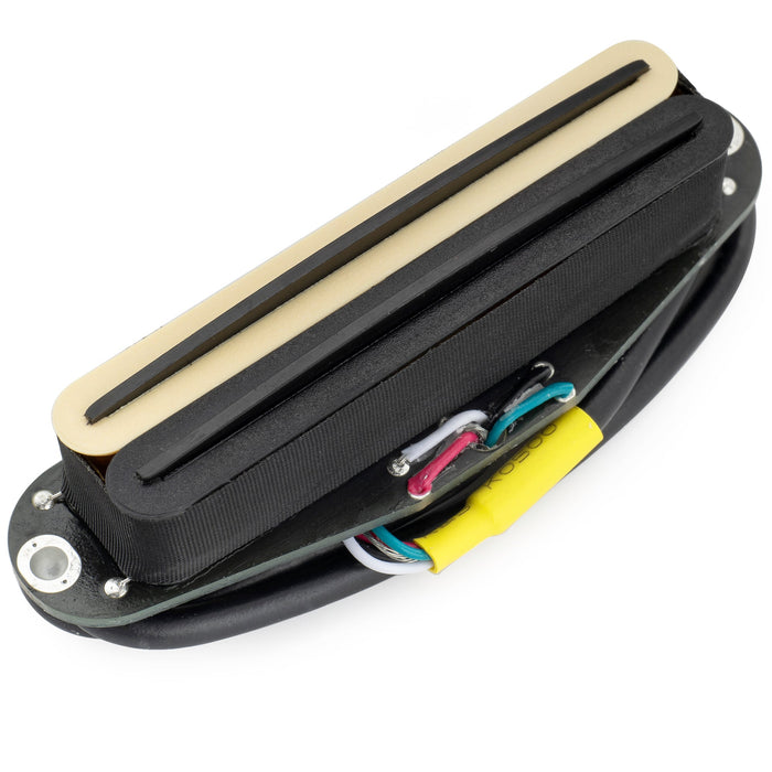 musiclily pro st dphc ceramic rail blade single coil sized humbucker pickup 13 2k super distortion for strat style electric guitar mx3252p, Zebra