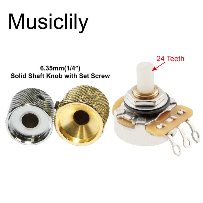 Size of cts a1m inch size fine 24 spline split nylon shaft short bushing pot audio taper potentiometer for jazzmaster style electric guitar mx3255