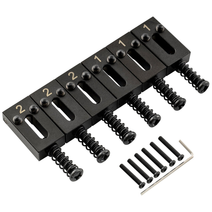 Part of musiclily ultra 10 5mm full solid brass modern style roller saddles for strat tele style electric guitar bridge mx3255 3mx3256 3p