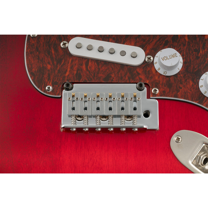 musiclily ultra 10 5mm full solid brass modern style roller saddles for strat tele style electric guitar bridge mx3255 3mx3256 3p, gold