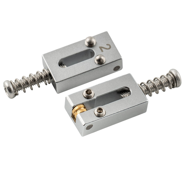 musiclily ultra 10 5mm full solid brass modern style roller saddles for strat tele style electric guitar bridge mx3255 3mx3256 3p