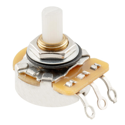 cts a1m inch size fine 24 spline split nylon shaft short bushing pot audio taper potentiometer for jazzmaster style electric guitar mx3255