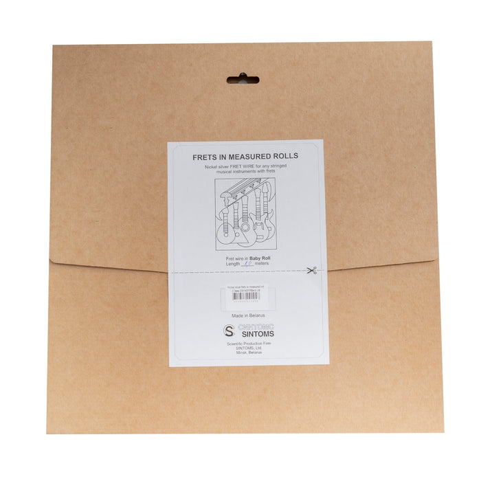 detail of sintoms baby roll 230140 standard series nickel silver extra hard 2 3mm medium fret wire for electric guitar 8m rolls mx3261