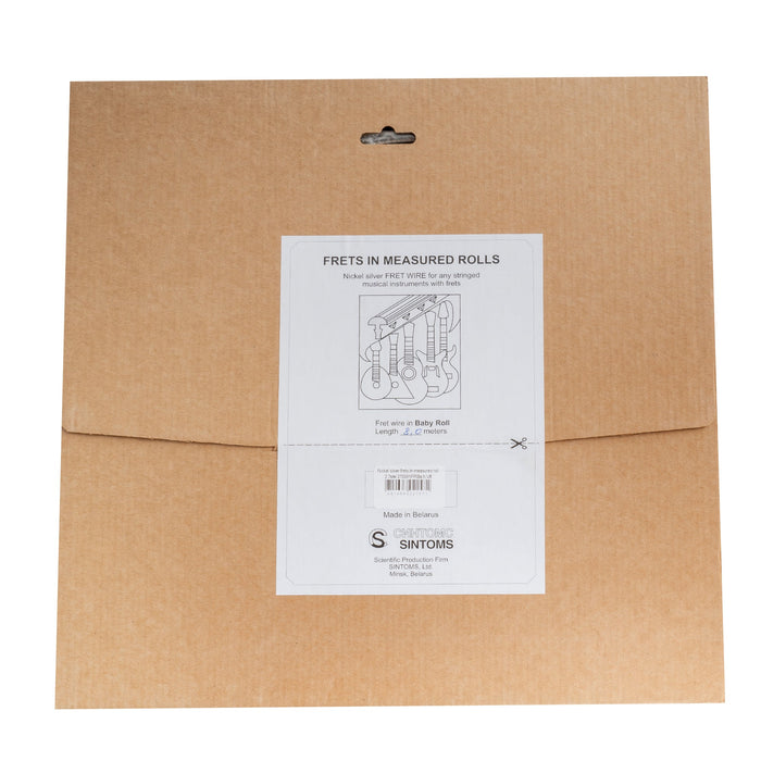 detail of sintoms baby roll 270091 standard series nickel silver extra hard 2 7mm jumbo fret wire for lp sg style electric guitar 8m rolls mx3262