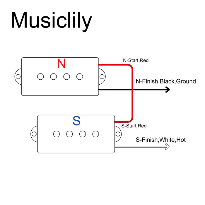 Size of artec poa4 alnico 5 vintage tone split 4 string p bass precision bass pickups set 8 4k mx3273bk