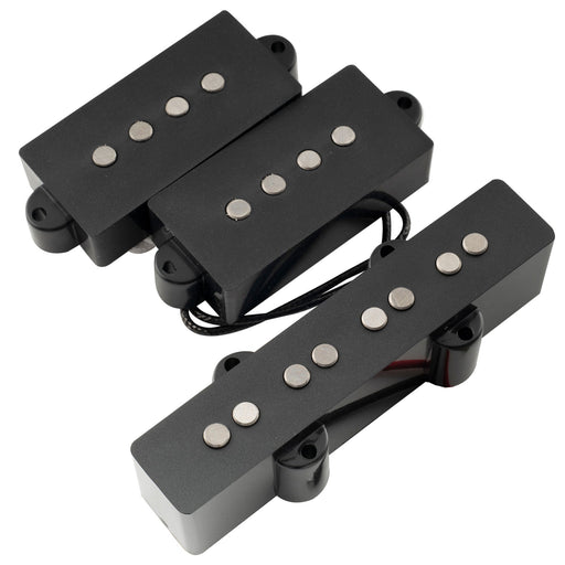 artec poa4 joa4 alnico 5 vintage tone 4 string pj bass neck bridge pickups set mx3273bkmx3275bk