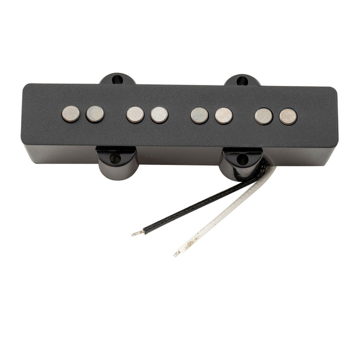 detail of artec joa4 alnico 5 vintage tone single coil pickup 4 string jazz bass neck pickup 6k mx3274bk