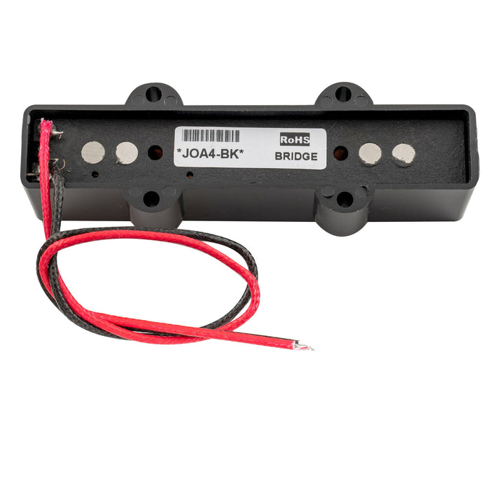 Part of artec joa4 alnico 5 vintage tone single coil pickup 4 string jazz bass bridge pickup 6 3k mx3275bk