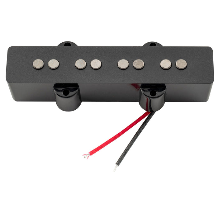 detail of artec joa4 alnico 5 vintage tone single coil pickup 4 string jazz bass bridge pickup 6 3k mx3275bk