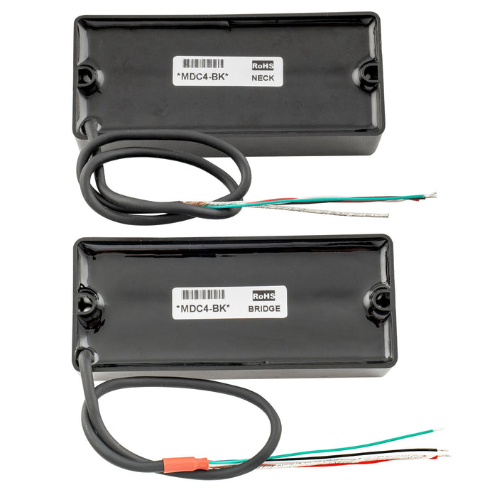 Part of artec mdc4 ceramic soapbar style bass pickup neck bridge pickups set 12 4k for 4 string bass mx3278bkmx3279bk