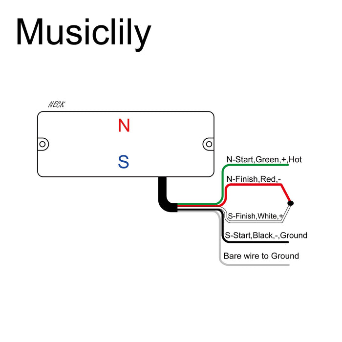 Size of artec mdc6 ceramic soapbar style bass pickup neck pickup 16k for 6 string bass mx3282bk