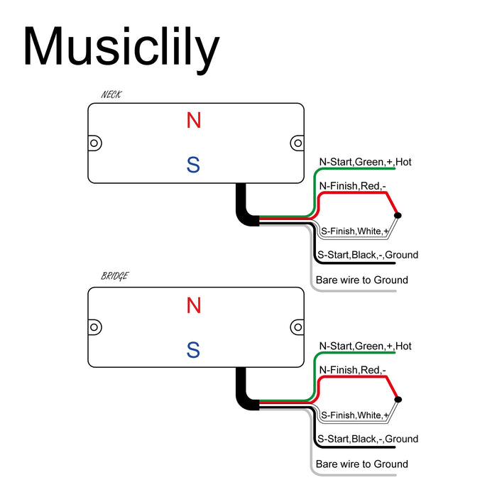 Size of artec mdc6 ceramic soapbar style bass pickup neck bridge pickups set 16k for 6 string bass mx3282bkmx3283bk