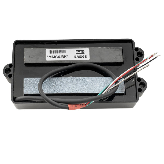 Part of artec mmc4 ceramic soapbar style bass pickup bridge pickup 12 6k for 4 string musicman style bass mx3285bk