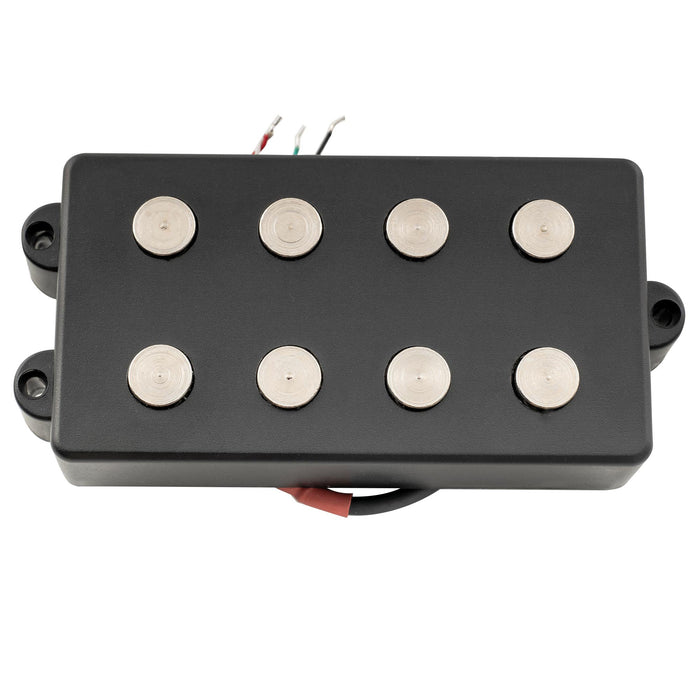 detail of artec mmc4 ceramic soapbar style bass pickup bridge pickup 12 6k for 4 string musicman style bass mx3285bk