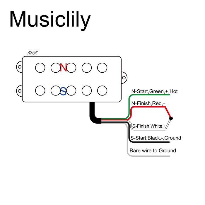 Size of artec mmc5 ceramic soapbar style bass pickup neck pickup 13k for 5 string musicman style bass mx3286bk