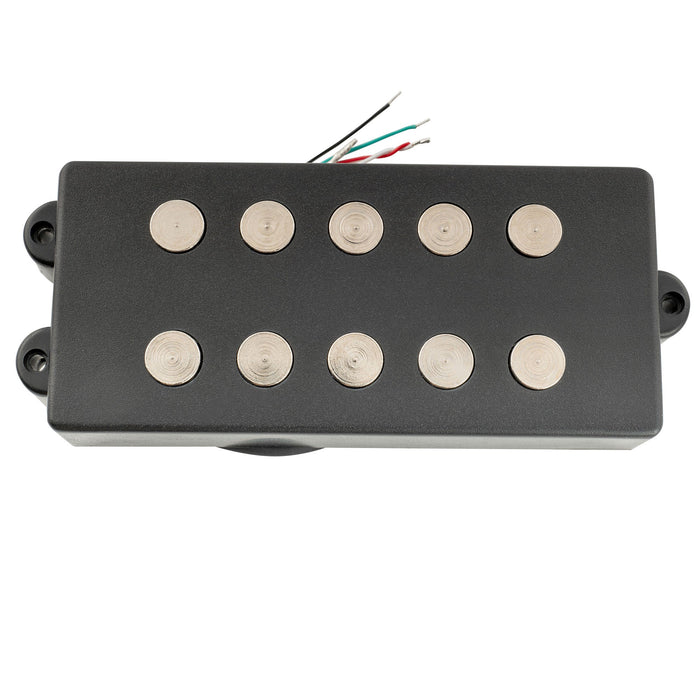 detail of artec mmc5 ceramic soapbar style bass pickup neck pickup 13k for 5 string musicman style bass mx3286bk