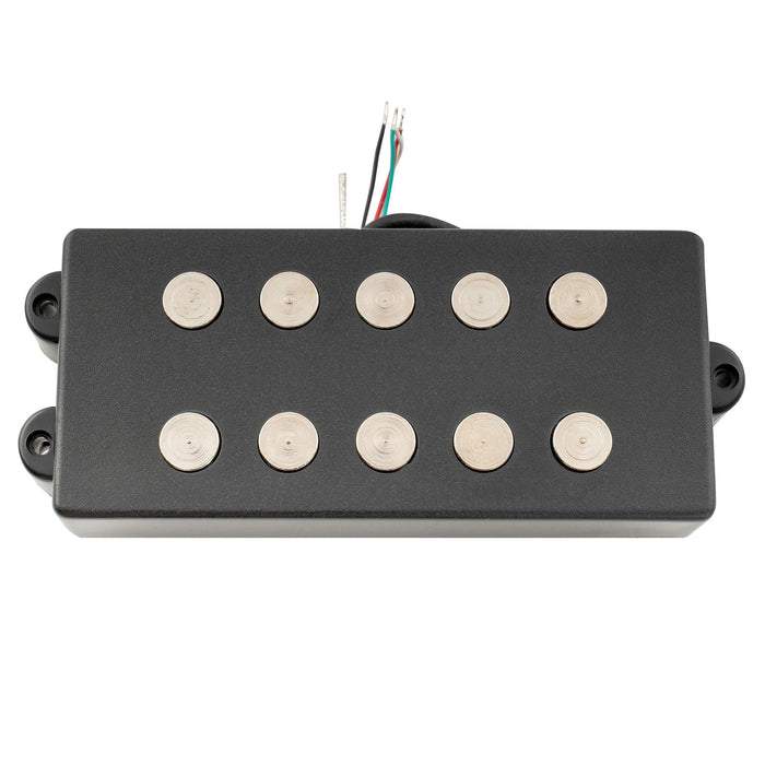detail of artec mmc5 ceramic soapbar style bass pickup bridge pickup 13k for 5 string musicman style bass mx3287bk