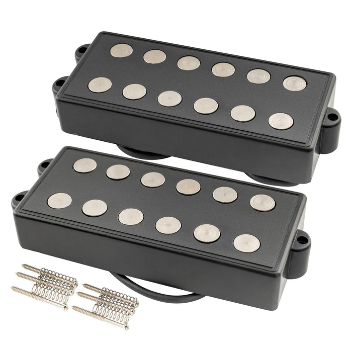 artec mmc6 ceramic soapbar style bass pickup neck bridge pickups set 14 6k for 6 string musicman style bass mx3288bkmx3289bk details