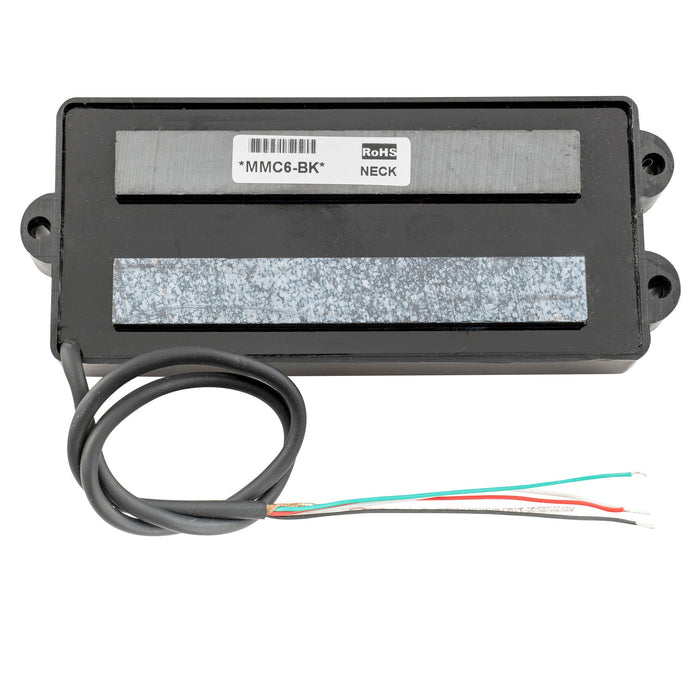 Part of artec mmc6 ceramic soapbar style bass pickup neck pickup 14 6k for 6 string musicman style bass mx3288bk