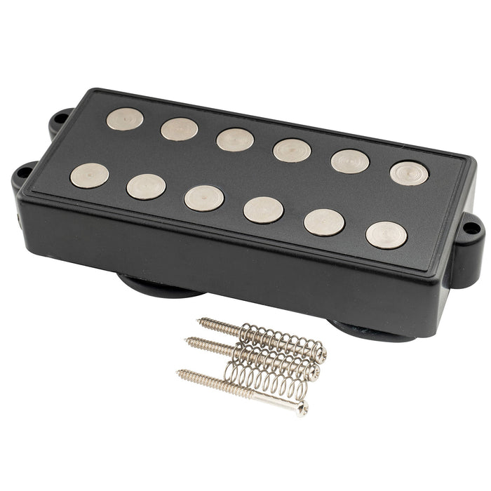 artec mmc6 ceramic soapbar style bass pickup neck pickup 14 6k for 6 string musicman style bass mx3288bk details